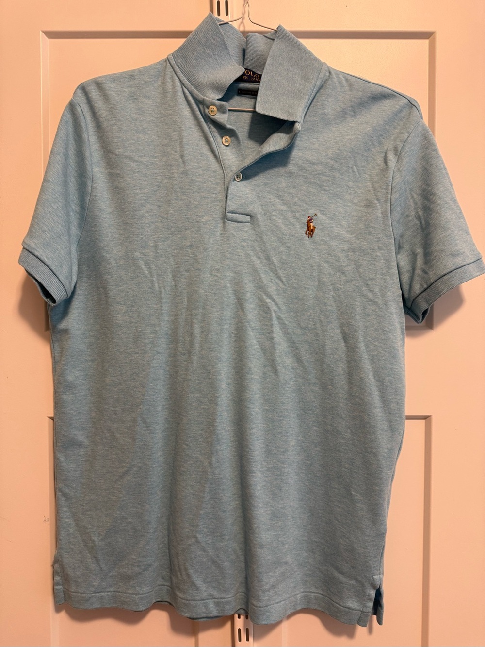 Polo by Ralph Lauren Light Blue Short-Sleeve Cotton Polo